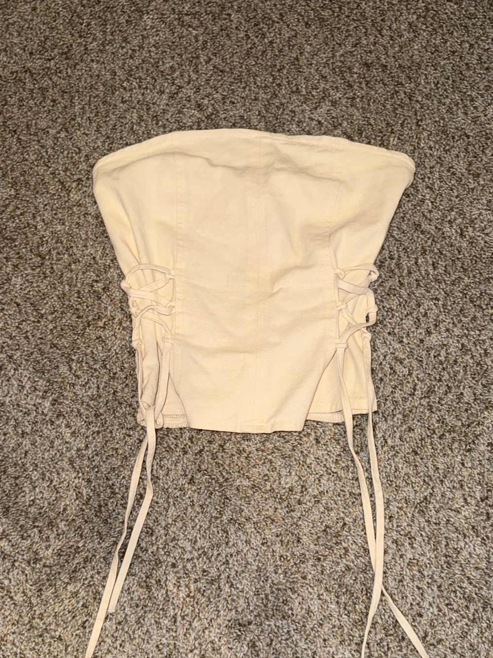 Strapless Corset Style Top Going Out
